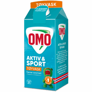 OMO Aktiv og Sport Tøyvask