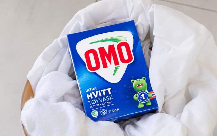 OMO vaskepulver - hvor mye skal man bruke?