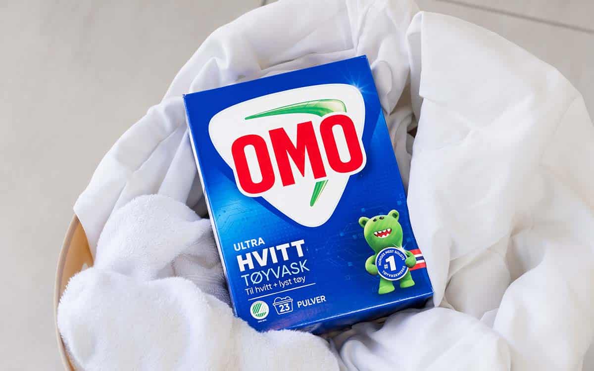 OMO vaskepulver - hvor mye skal man bruke?