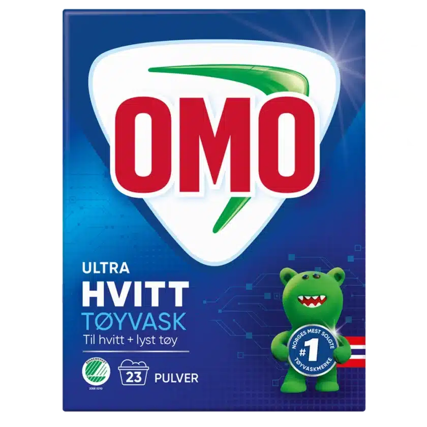 OMO Ultra Hvitt vaskepulver for klesvask