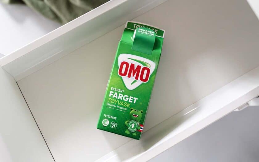 Vaske klær etter ferien med OMO Color.