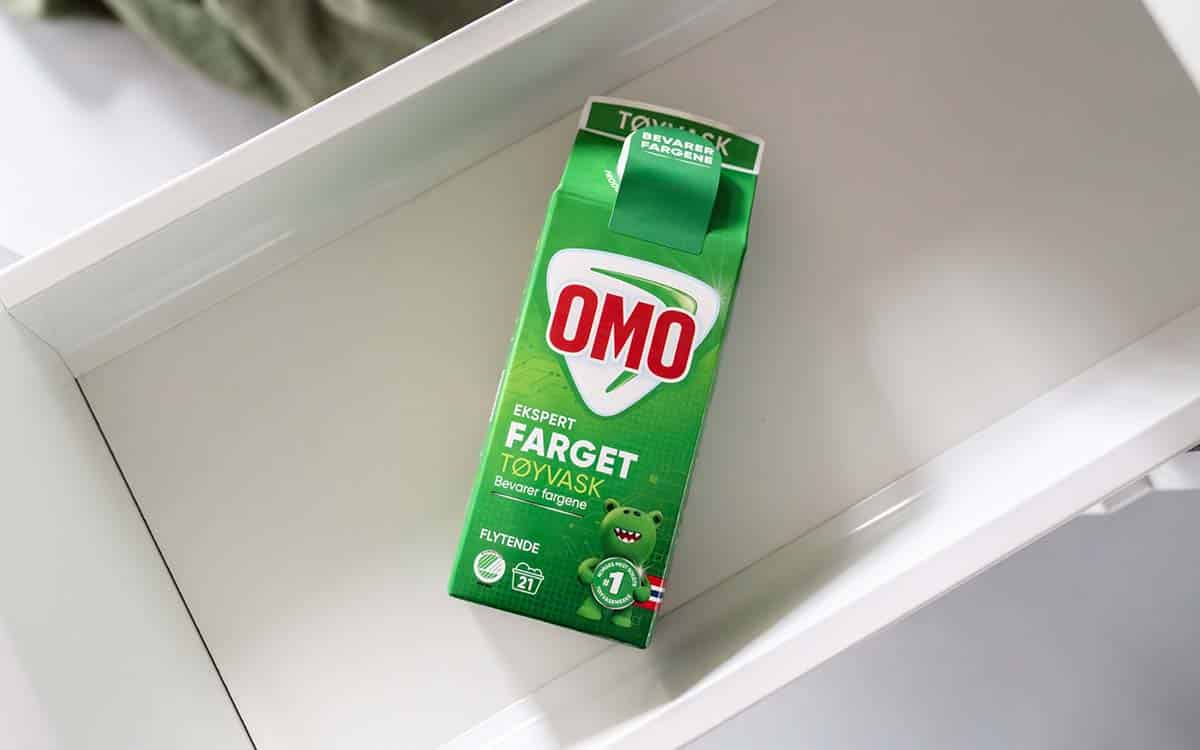 Vaske klær etter ferien med OMO Color.