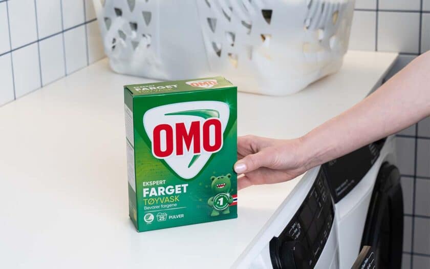 OMO vaskepulver.