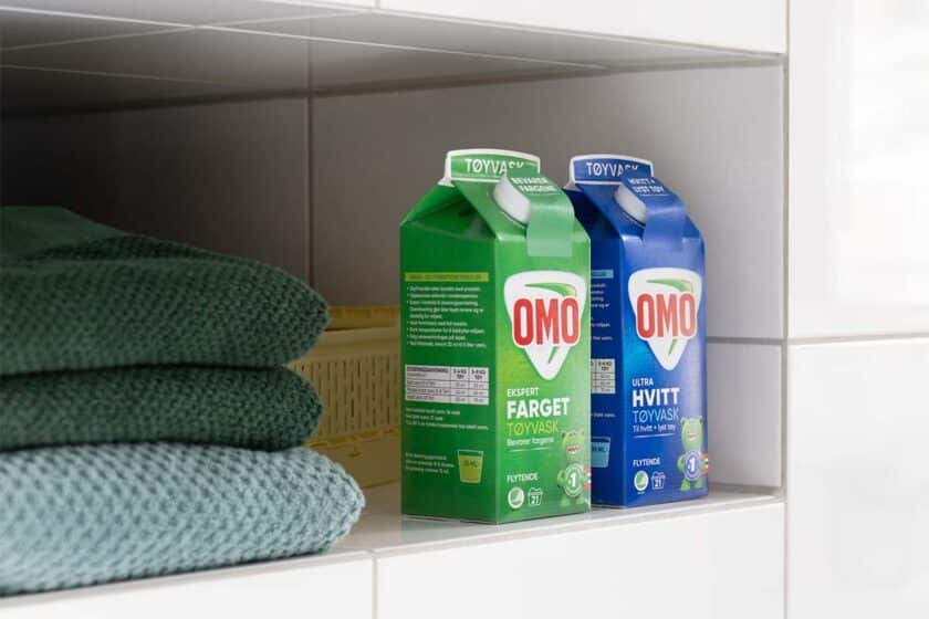 Vaske sofatrekk med OMO.