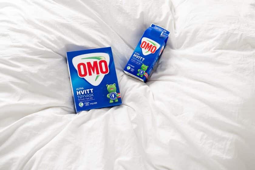 Vaske dyne med OMO.