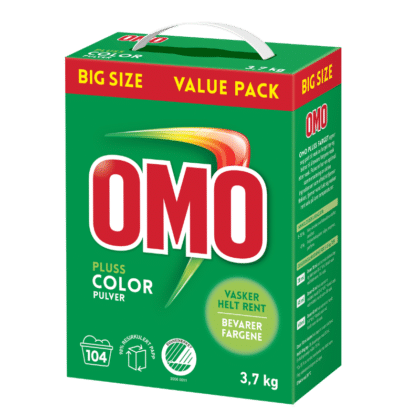 Omo Pluss Color Vaskepulver - 104 vask.