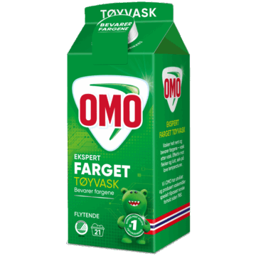 OMO Ekspert Farget Tøyvask på kartong