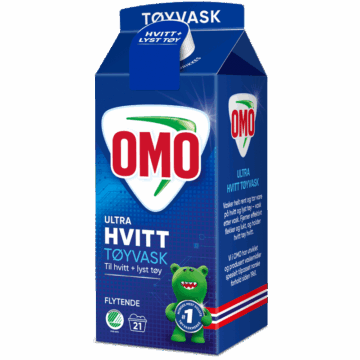 Ultra hvitt tøyvask flytende